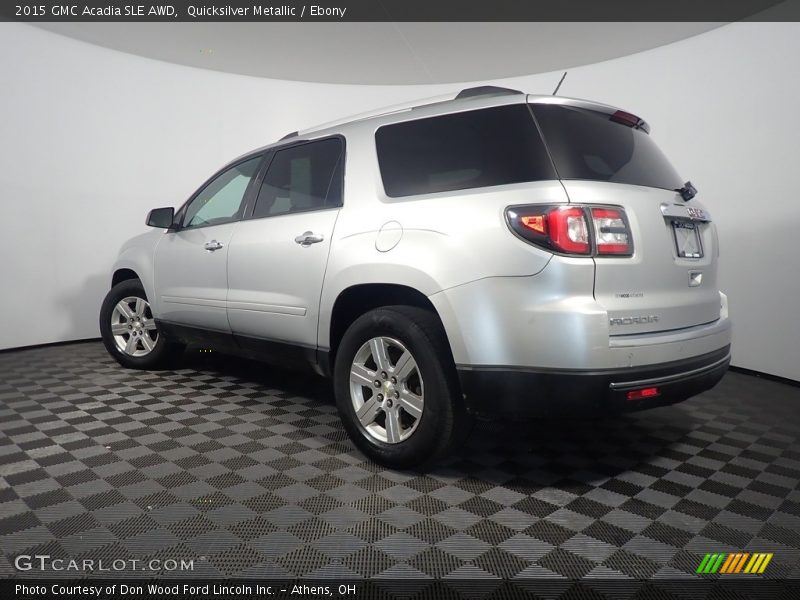 Quicksilver Metallic / Ebony 2015 GMC Acadia SLE AWD
