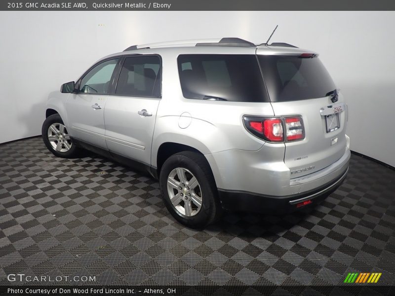 Quicksilver Metallic / Ebony 2015 GMC Acadia SLE AWD