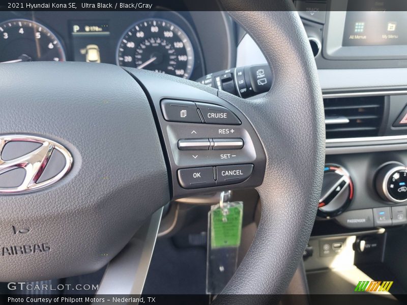 Ultra Black / Black/Gray 2021 Hyundai Kona SE