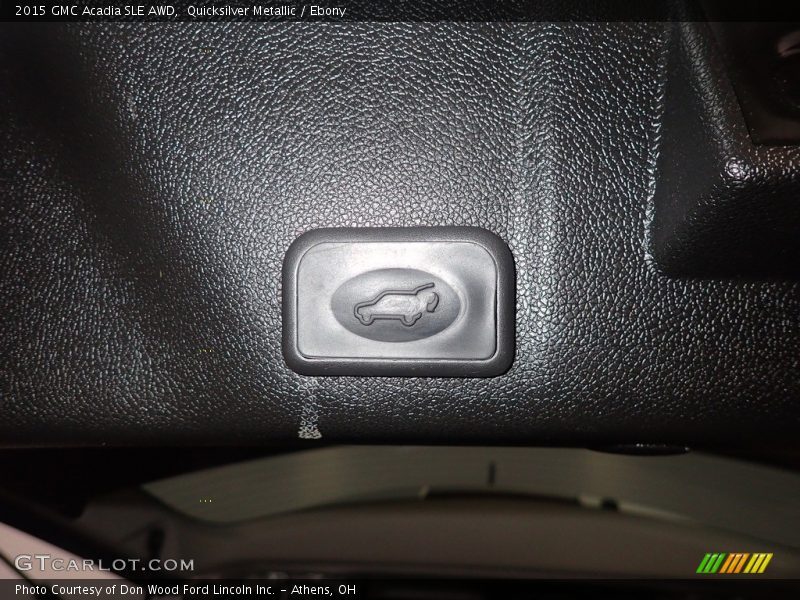 Quicksilver Metallic / Ebony 2015 GMC Acadia SLE AWD