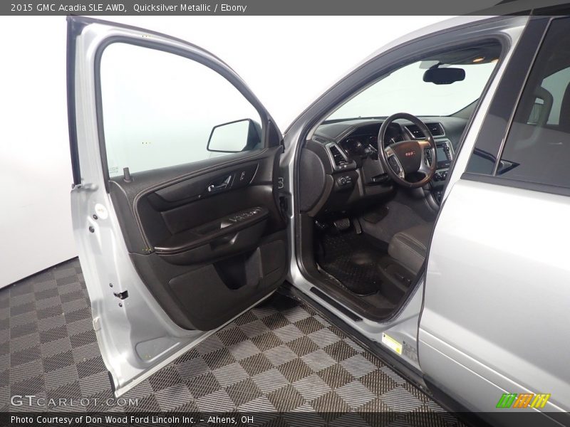 Quicksilver Metallic / Ebony 2015 GMC Acadia SLE AWD