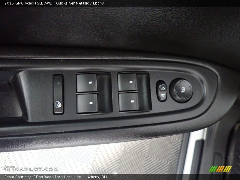 Quicksilver Metallic / Ebony 2015 GMC Acadia SLE AWD