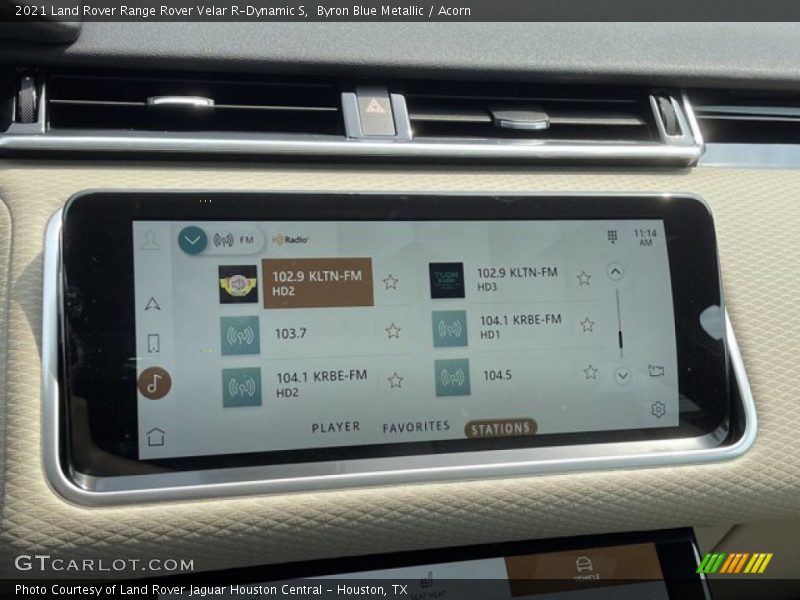 Byron Blue Metallic / Acorn 2021 Land Rover Range Rover Velar R-Dynamic S