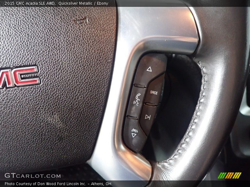 Quicksilver Metallic / Ebony 2015 GMC Acadia SLE AWD