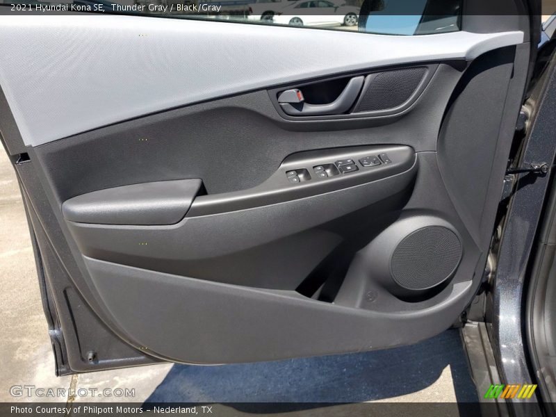 Thunder Gray / Black/Gray 2021 Hyundai Kona SE