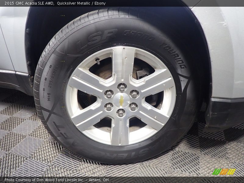 Quicksilver Metallic / Ebony 2015 GMC Acadia SLE AWD
