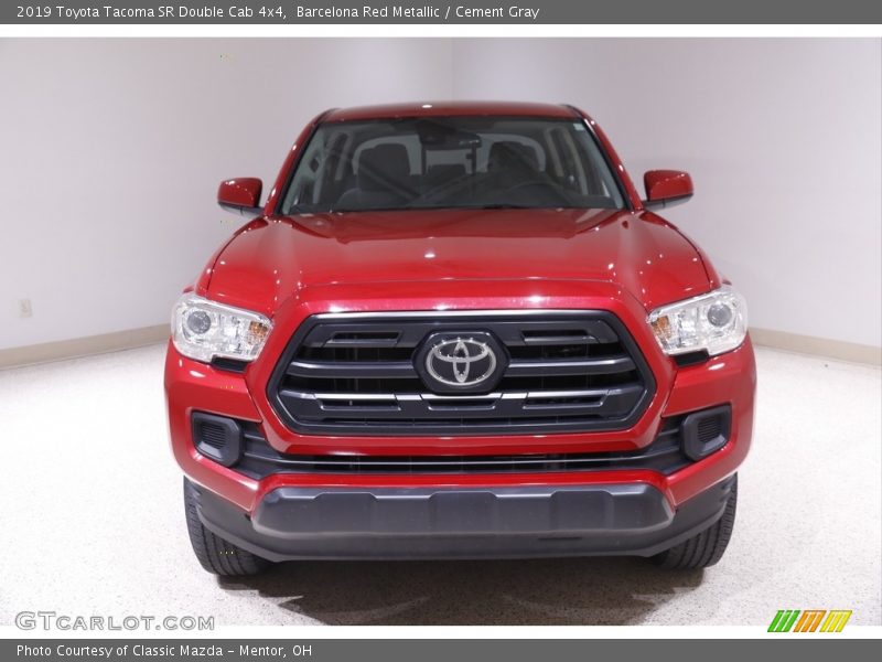Barcelona Red Metallic / Cement Gray 2019 Toyota Tacoma SR Double Cab 4x4