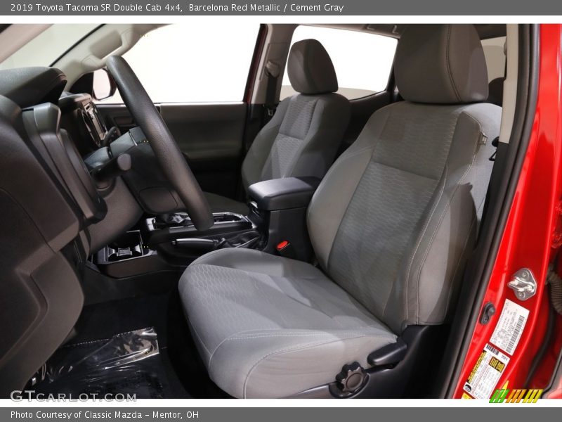 Barcelona Red Metallic / Cement Gray 2019 Toyota Tacoma SR Double Cab 4x4