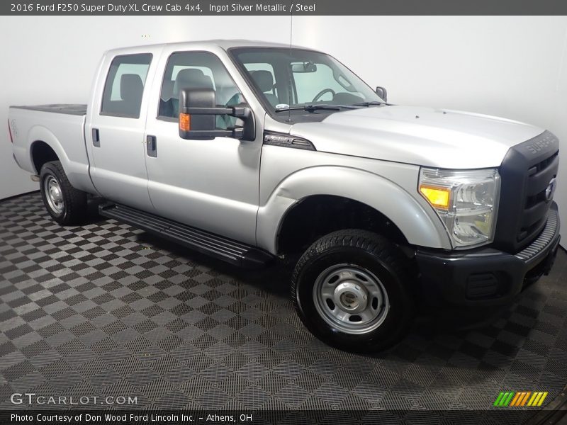 Ingot Silver Metallic / Steel 2016 Ford F250 Super Duty XL Crew Cab 4x4