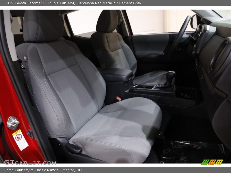 Barcelona Red Metallic / Cement Gray 2019 Toyota Tacoma SR Double Cab 4x4