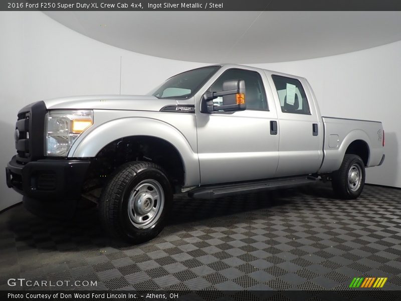 Ingot Silver Metallic / Steel 2016 Ford F250 Super Duty XL Crew Cab 4x4