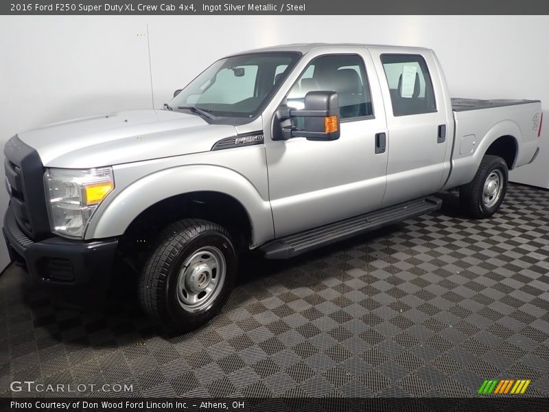 Ingot Silver Metallic / Steel 2016 Ford F250 Super Duty XL Crew Cab 4x4