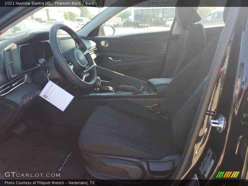 Phantom Black / Black 2021 Hyundai Elantra SEL