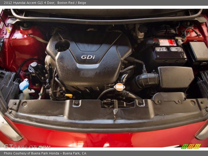 Boston Red / Beige 2012 Hyundai Accent GLS 4 Door