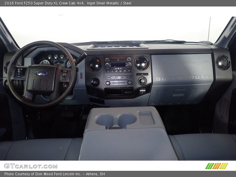 Ingot Silver Metallic / Steel 2016 Ford F250 Super Duty XL Crew Cab 4x4