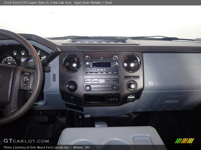 Ingot Silver Metallic / Steel 2016 Ford F250 Super Duty XL Crew Cab 4x4