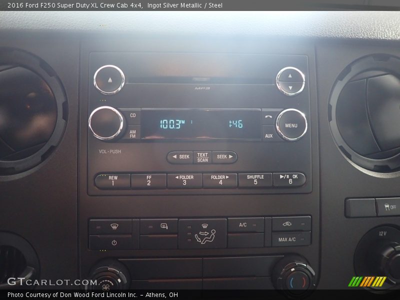 Ingot Silver Metallic / Steel 2016 Ford F250 Super Duty XL Crew Cab 4x4