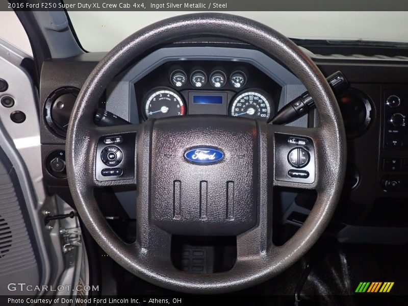 Ingot Silver Metallic / Steel 2016 Ford F250 Super Duty XL Crew Cab 4x4