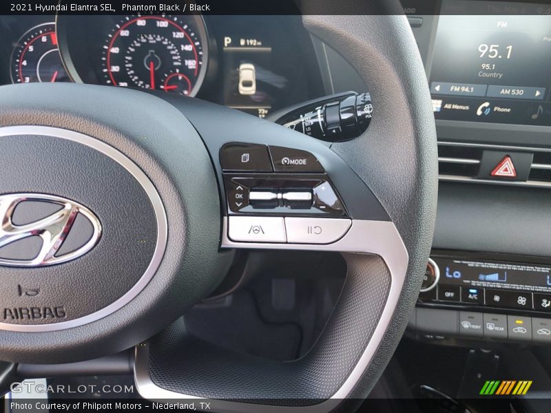 Phantom Black / Black 2021 Hyundai Elantra SEL