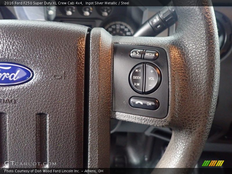 Ingot Silver Metallic / Steel 2016 Ford F250 Super Duty XL Crew Cab 4x4