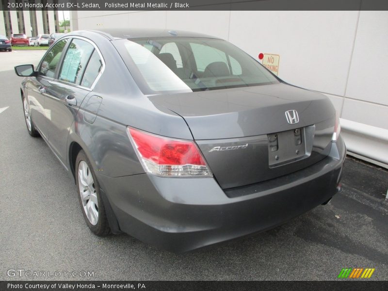 Polished Metal Metallic / Black 2010 Honda Accord EX-L Sedan