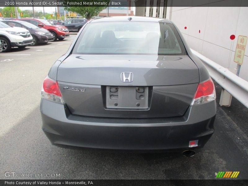 Polished Metal Metallic / Black 2010 Honda Accord EX-L Sedan
