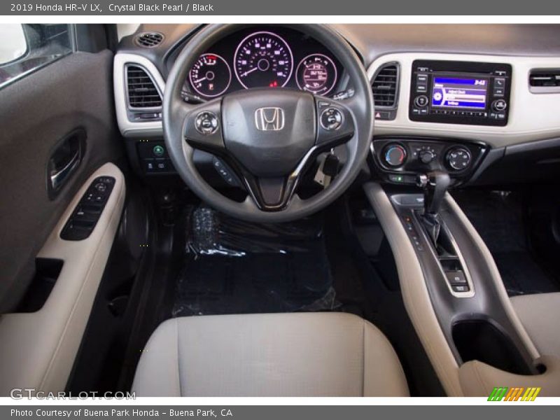 Crystal Black Pearl / Black 2019 Honda HR-V LX