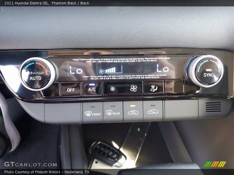 Phantom Black / Black 2021 Hyundai Elantra SEL