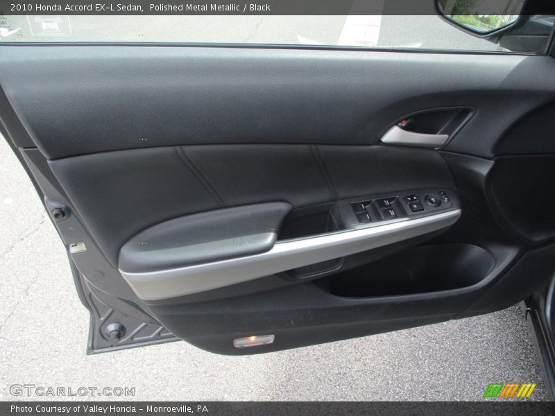 Polished Metal Metallic / Black 2010 Honda Accord EX-L Sedan