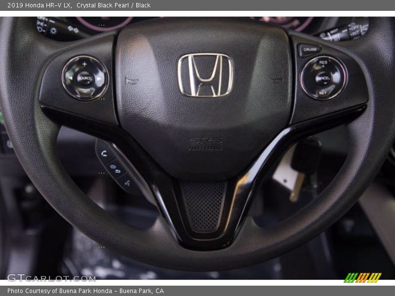 Crystal Black Pearl / Black 2019 Honda HR-V LX