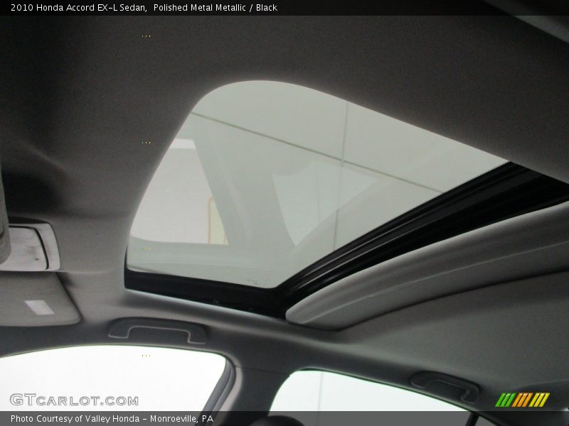 Polished Metal Metallic / Black 2010 Honda Accord EX-L Sedan