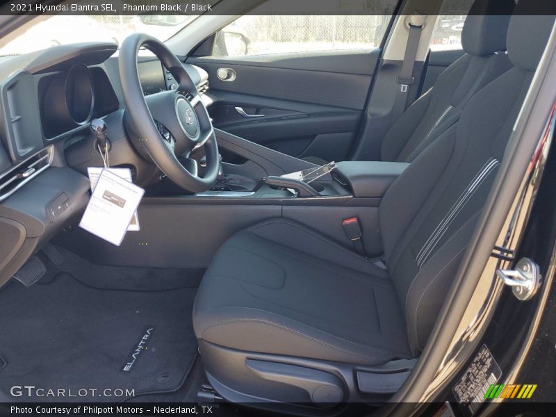 Phantom Black / Black 2021 Hyundai Elantra SEL