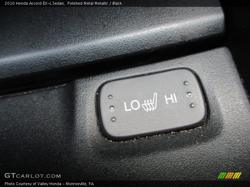 Polished Metal Metallic / Black 2010 Honda Accord EX-L Sedan