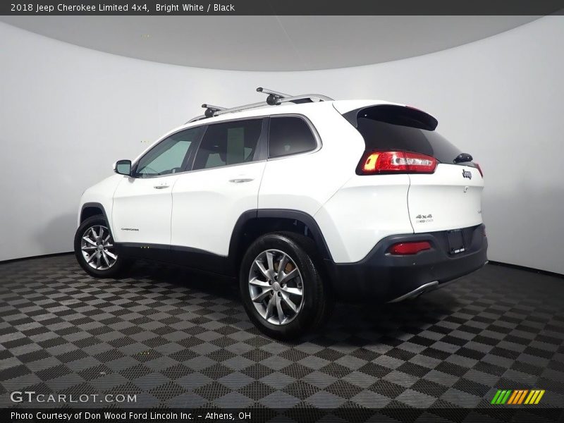 Bright White / Black 2018 Jeep Cherokee Limited 4x4