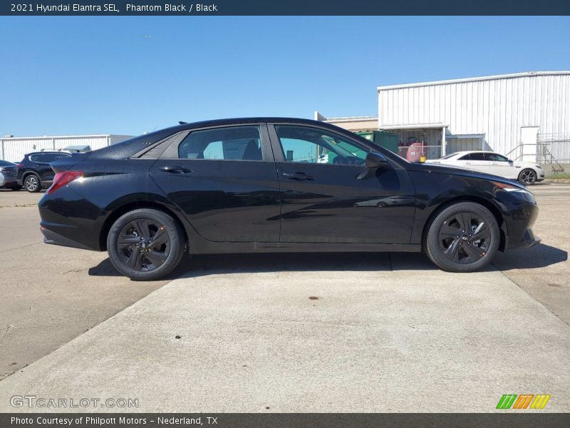 Phantom Black / Black 2021 Hyundai Elantra SEL