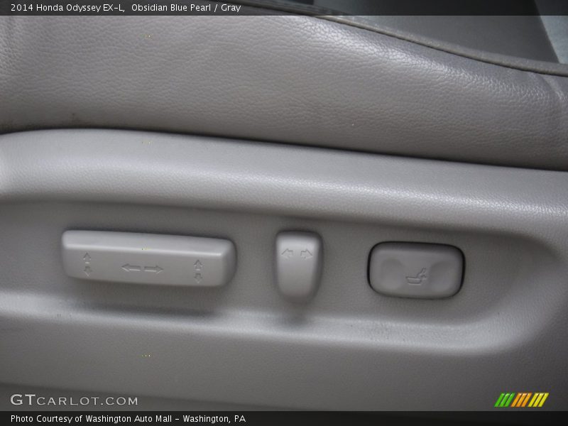 Obsidian Blue Pearl / Gray 2014 Honda Odyssey EX-L
