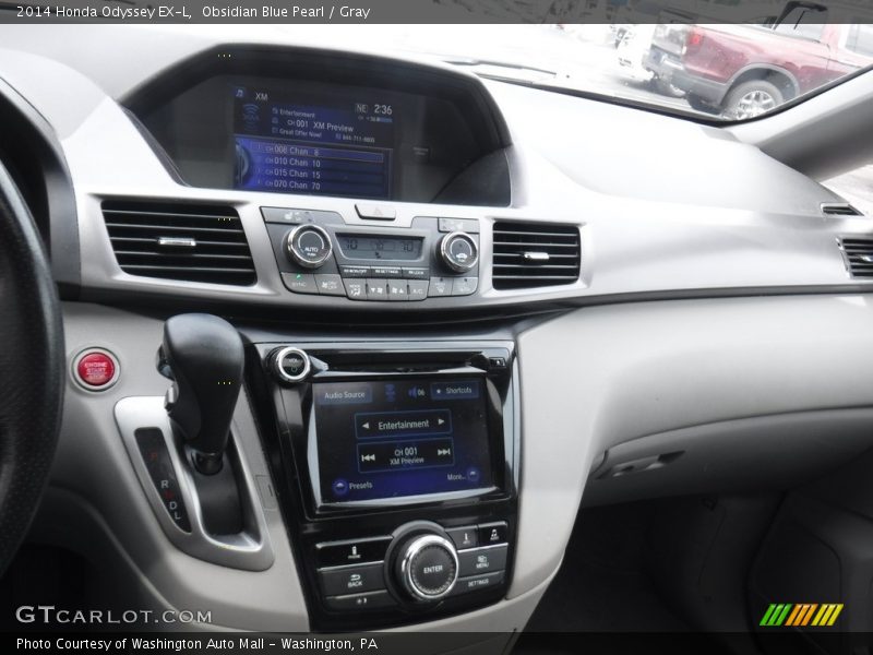 Obsidian Blue Pearl / Gray 2014 Honda Odyssey EX-L