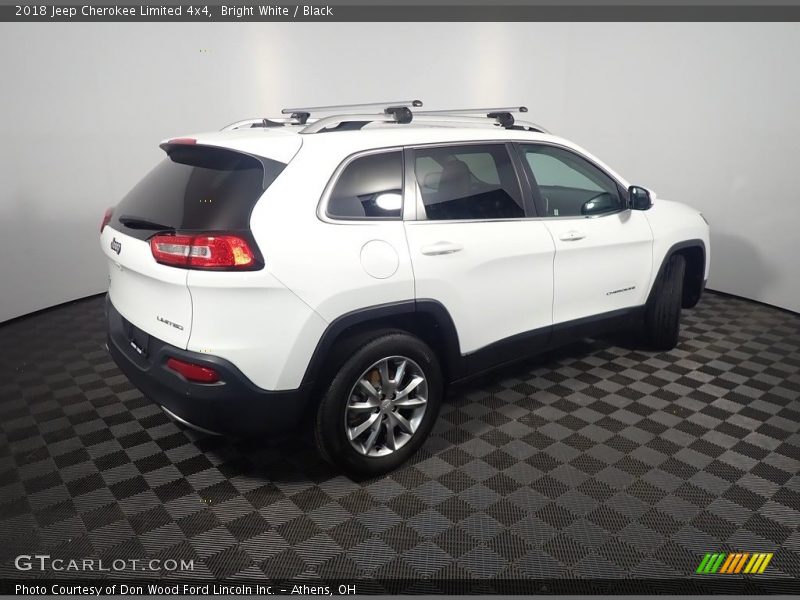 Bright White / Black 2018 Jeep Cherokee Limited 4x4