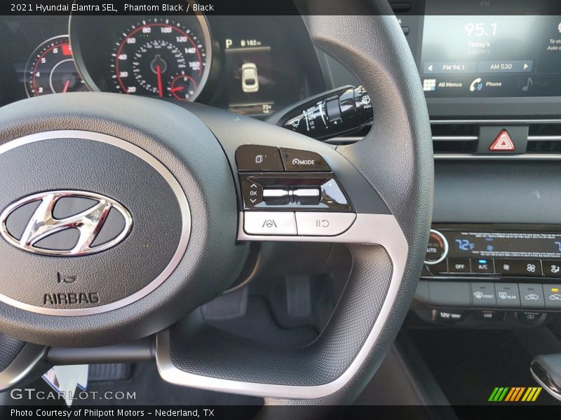 Phantom Black / Black 2021 Hyundai Elantra SEL