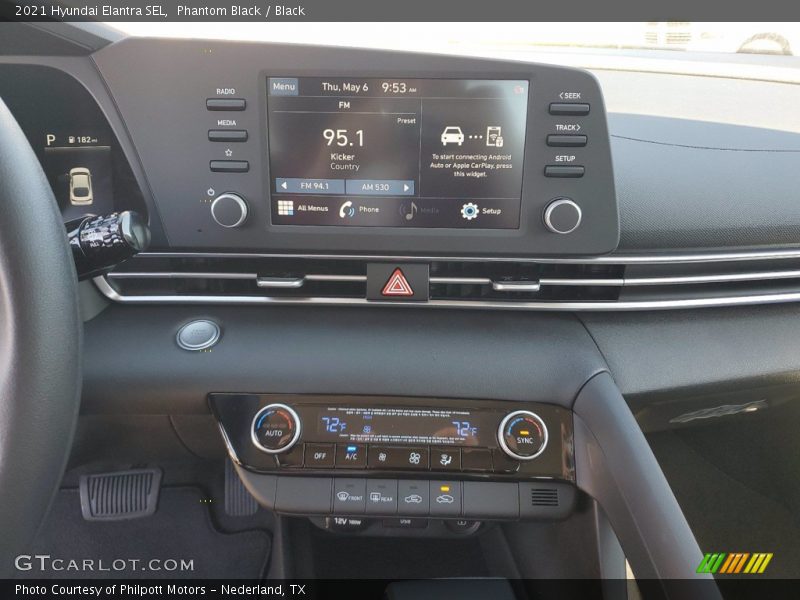 Phantom Black / Black 2021 Hyundai Elantra SEL