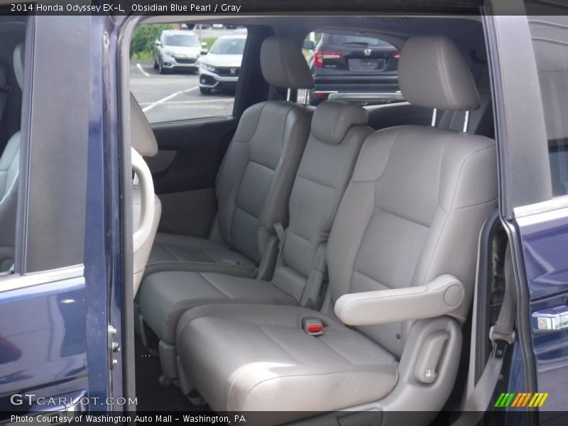 Obsidian Blue Pearl / Gray 2014 Honda Odyssey EX-L