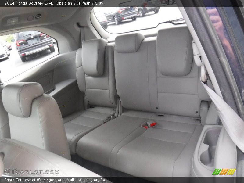 Obsidian Blue Pearl / Gray 2014 Honda Odyssey EX-L