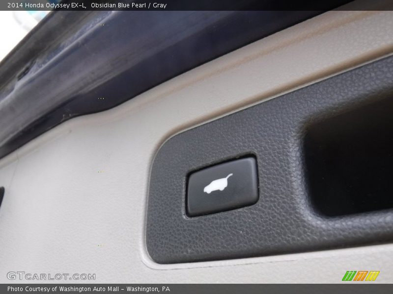 Obsidian Blue Pearl / Gray 2014 Honda Odyssey EX-L