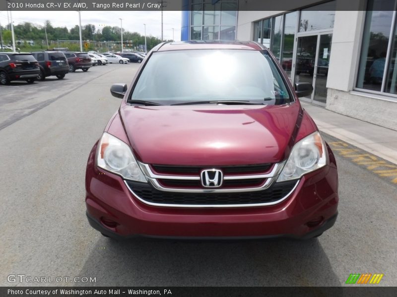 Tango Red Pearl / Gray 2010 Honda CR-V EX AWD