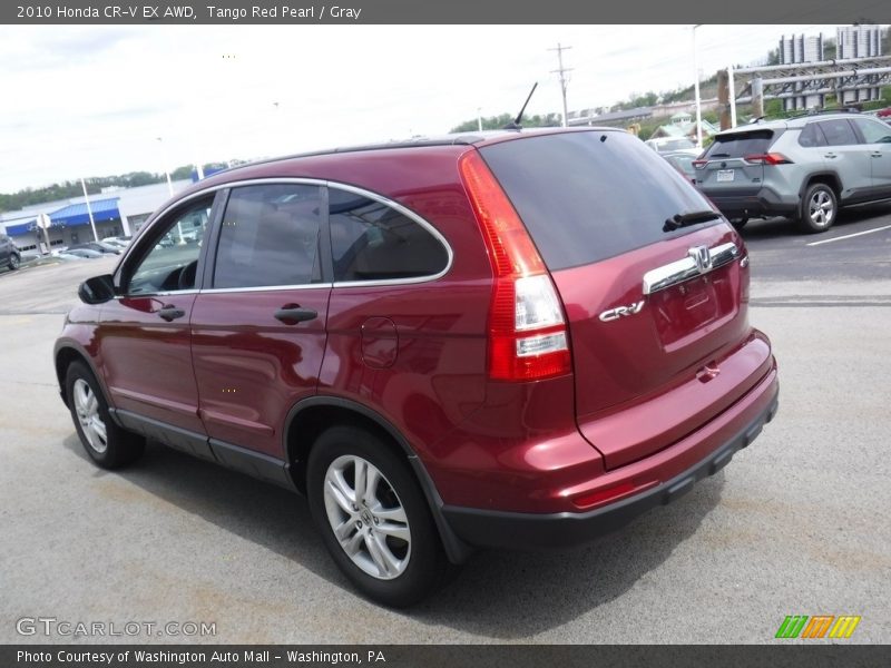 Tango Red Pearl / Gray 2010 Honda CR-V EX AWD