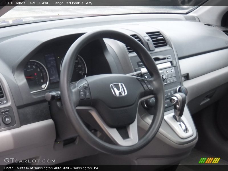 Tango Red Pearl / Gray 2010 Honda CR-V EX AWD