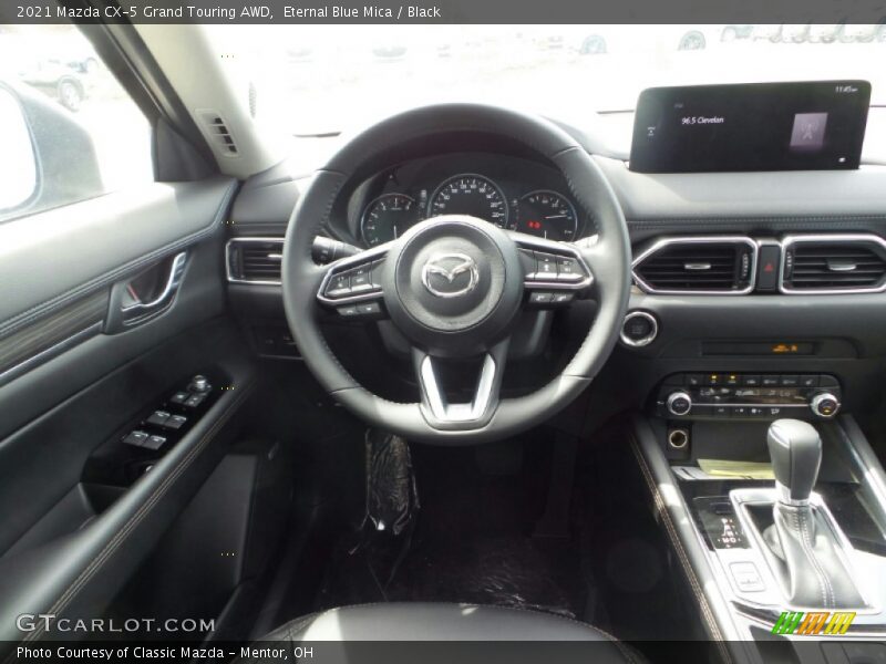 Eternal Blue Mica / Black 2021 Mazda CX-5 Grand Touring AWD