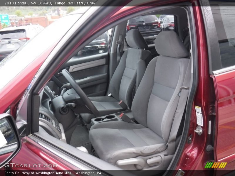 Tango Red Pearl / Gray 2010 Honda CR-V EX AWD