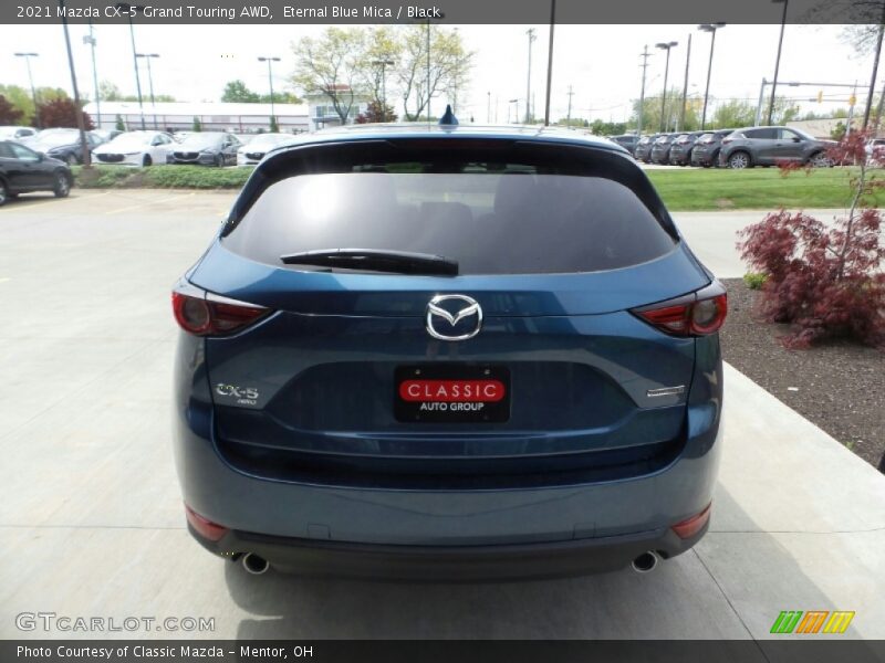 Eternal Blue Mica / Black 2021 Mazda CX-5 Grand Touring AWD