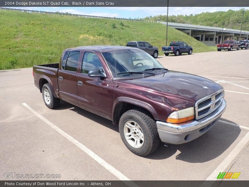 Black / Dark Slate Gray 2004 Dodge Dakota SLT Quad Cab